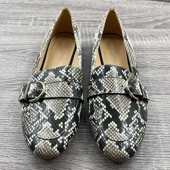 NEW! Talbots Ryan D-Ring Loafers Embossed. 8.5M. - Picture 6 of 15